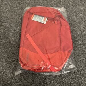 Embark 15L Basic 18" Backpack Book School Travel Hiking Bag Water Resistant Red